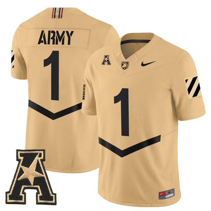 Team Jersey #1 Army Black Knights 2025 Vapor Limited Stitched