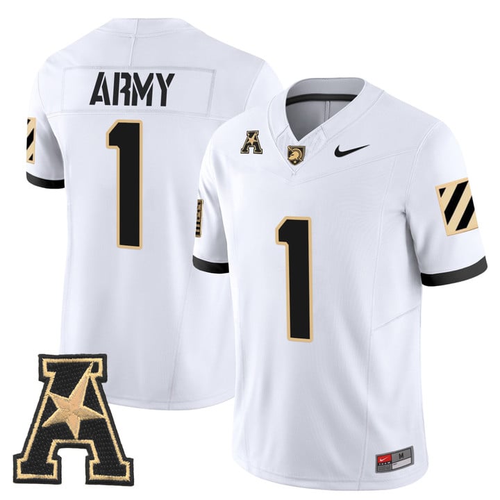 Team Jersey #1 Army Black Knights 2025 Vapor Limited Stitched