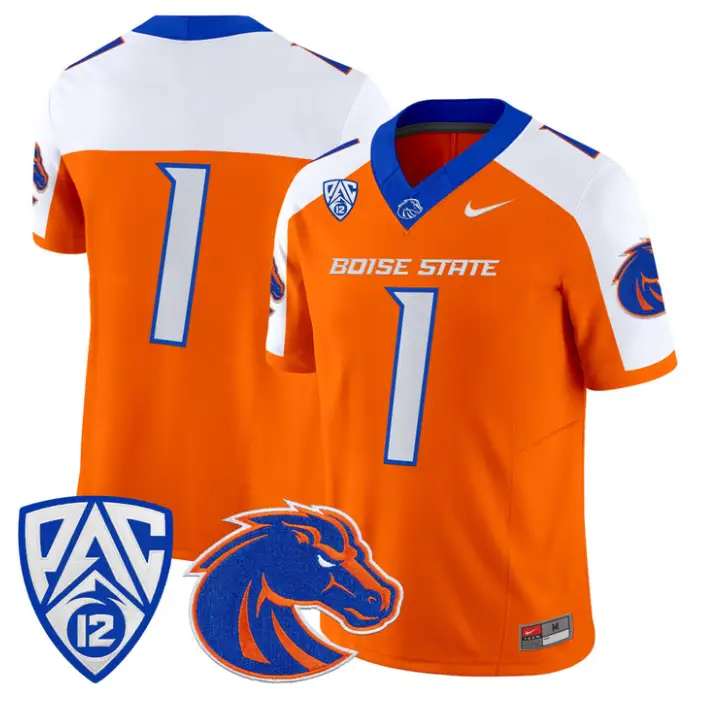 Team Jersey #1 Boise State Broncos 2026 Vapor Limited Stitched