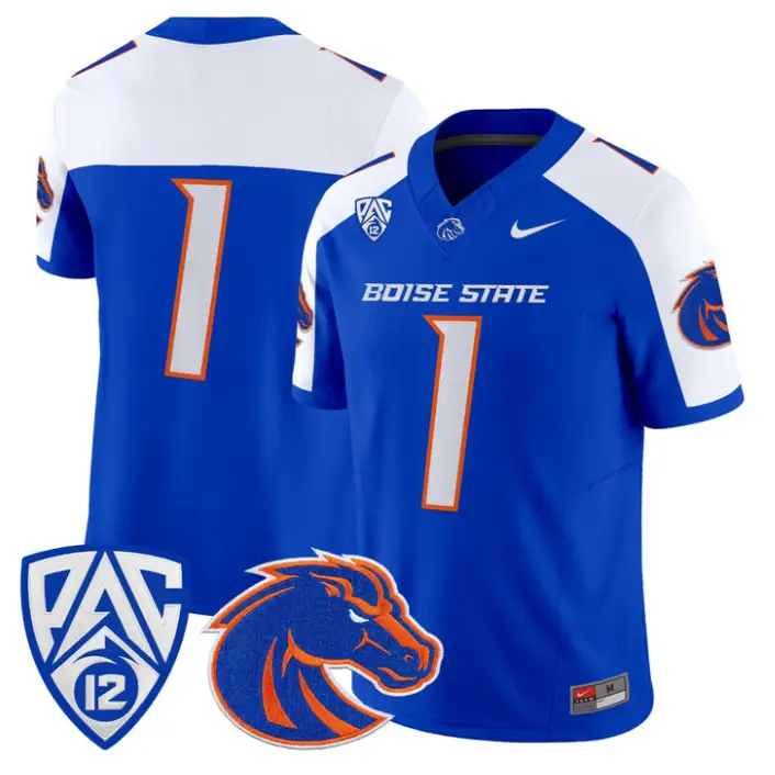 Team Jersey #1 Boise State Broncos 2026 Vapor Limited Stitched