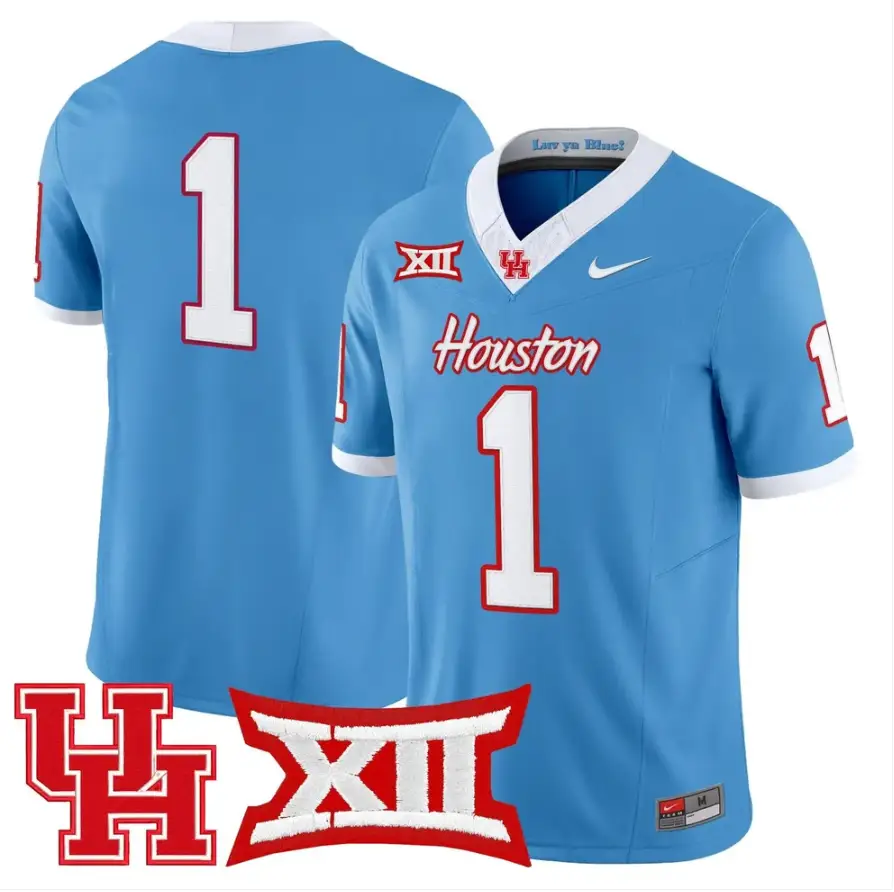 Team Jersey #1 Houston Cougars 2026 Vapor Limited Stitched