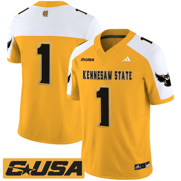 Team Jersey #1 Kennesaw State Owls 2025 Vapor Limited Stitched