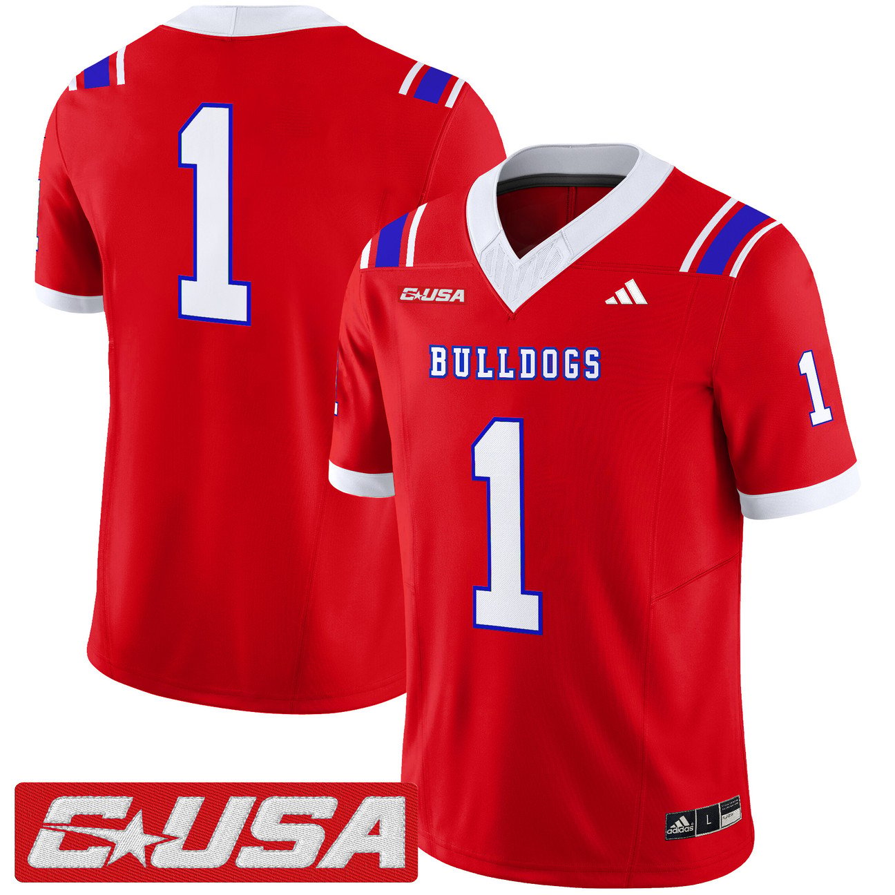 Team Jersey #1 Louisiana Tech Bulldogs 2025 Vapor Limited Stitched