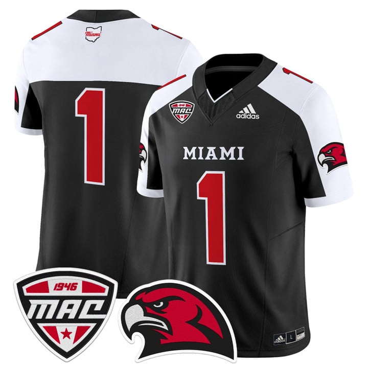 Team Jersey #1 Miami OH RedHawks 2025 Vapor Limited Stitched
