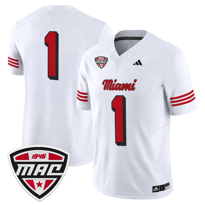 Team Jersey #1 Miami OH RedHawks 2025 Vapor Limited Stitched