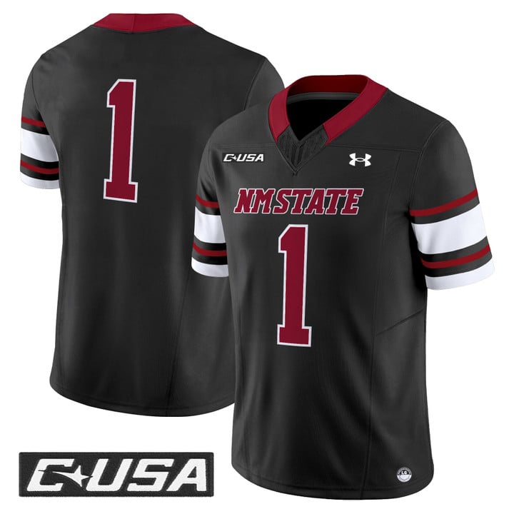 Team Jersey #1 New Mexico State Aggies 2025 Vapor Limited Stitched