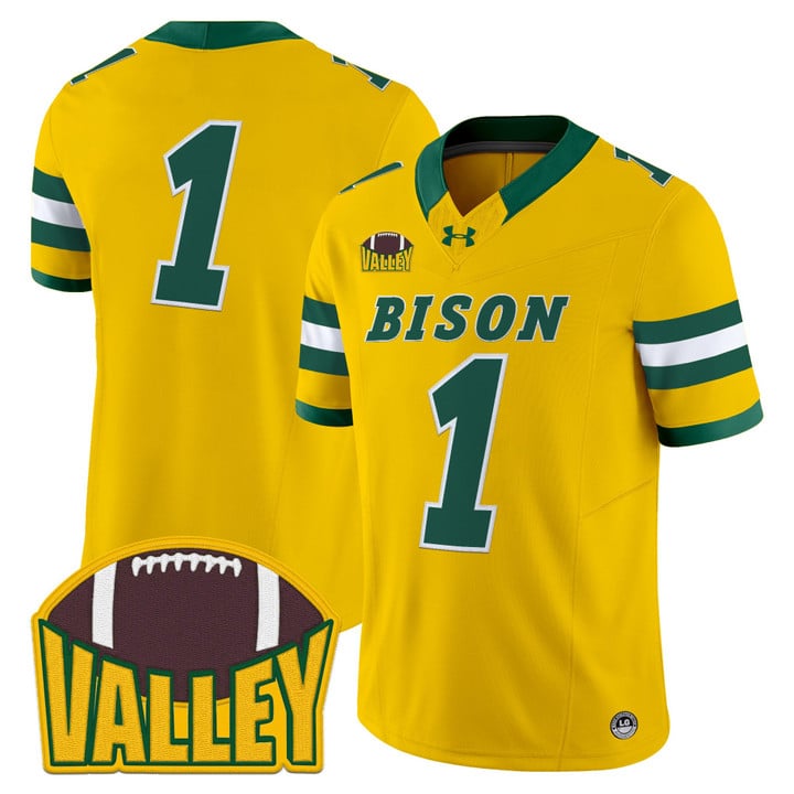 Team Jersey #1 North Dakota State Bison 2025 Vapor Limited Stitched