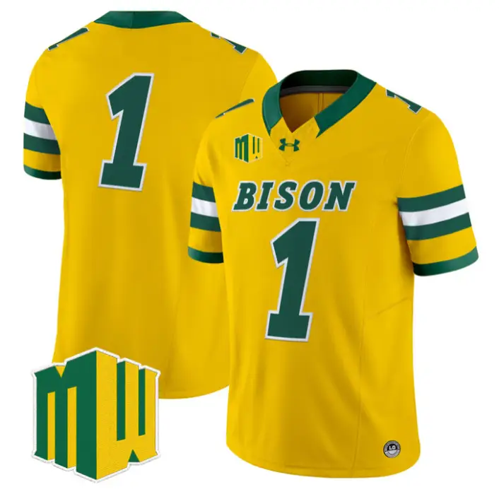 Team Jersey #1 North Dakota State Bison 2026 Vapor Limited Stitched