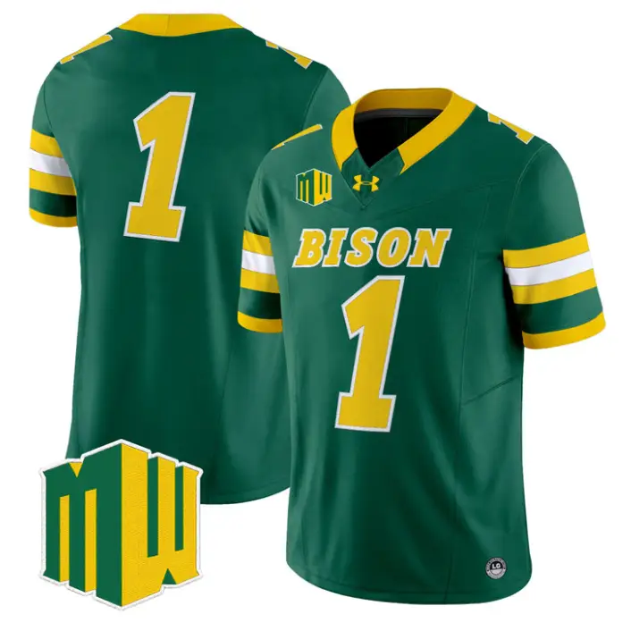 Team Jersey #1 North Dakota State Bison 2026 Vapor Limited Stitched
