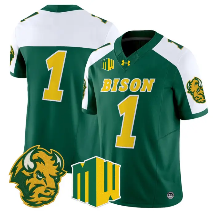 Team Jersey #1 North Dakota State Bison 2026 Vapor Limited Stitched
