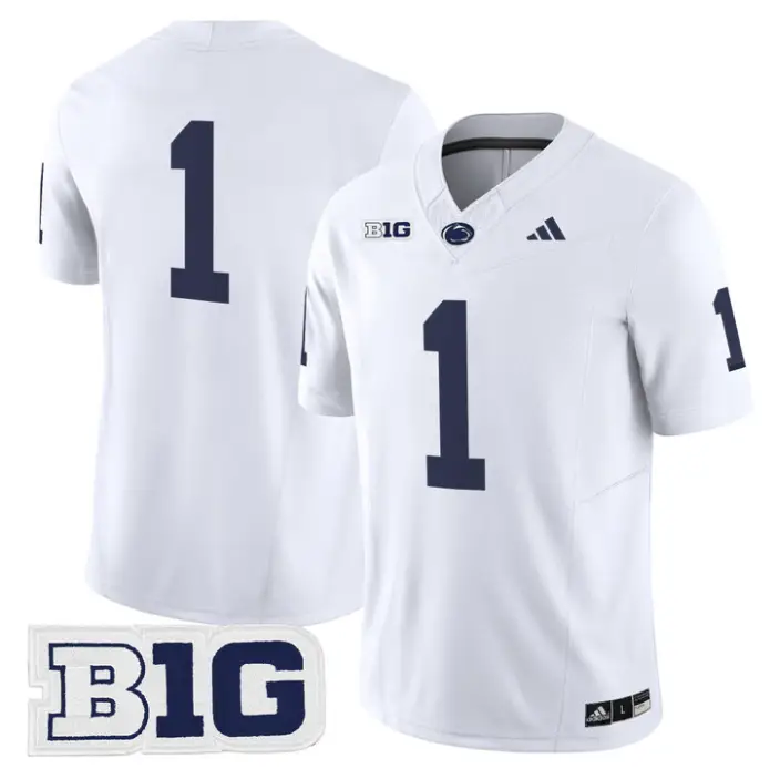 Team Jersey #1 Penn State 2026 No Name on Back Limited Stitched