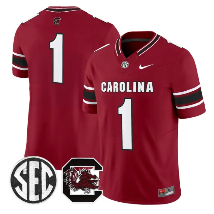 Team Jersey #1 South Carolina Gamecocks 2026 Limited Stitched