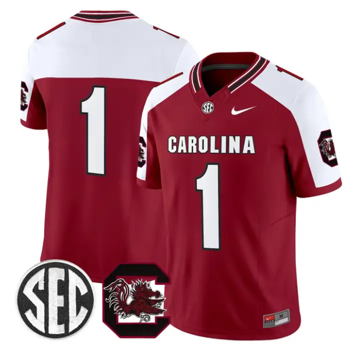 Team Jersey #1 South Carolina Gamecocks 2026 Limited Stitched