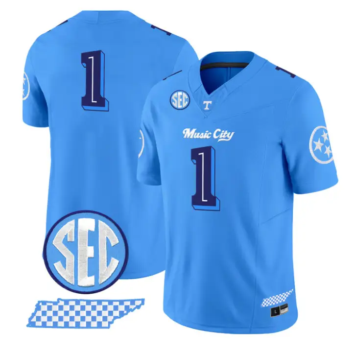 Team Jersey #1 Tennessee Vols Music City Edition Limited Stitched