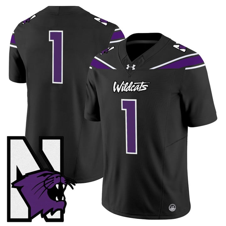 Team Jersey #1 Northwestern Wildcats Honoring 95 Vapor Limited Stitched