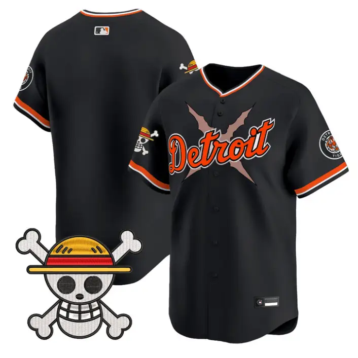 Team Jersey Blank Detroit Tigers One Piece Premier Stitched
