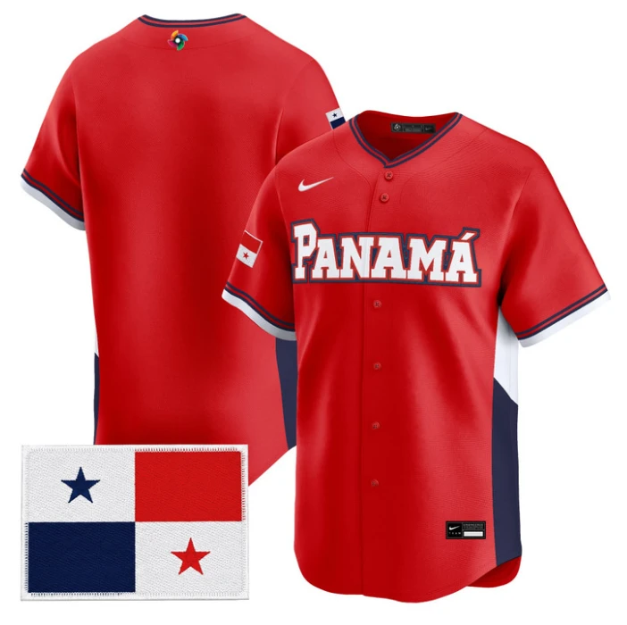 Team Jersey Blank Team Panama 2026 World Baseball Stitched