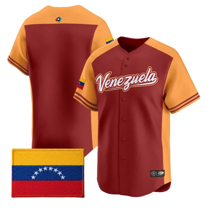 Team Jersey Blank Team Venezuela 2026 World Baseball Roster Stitched