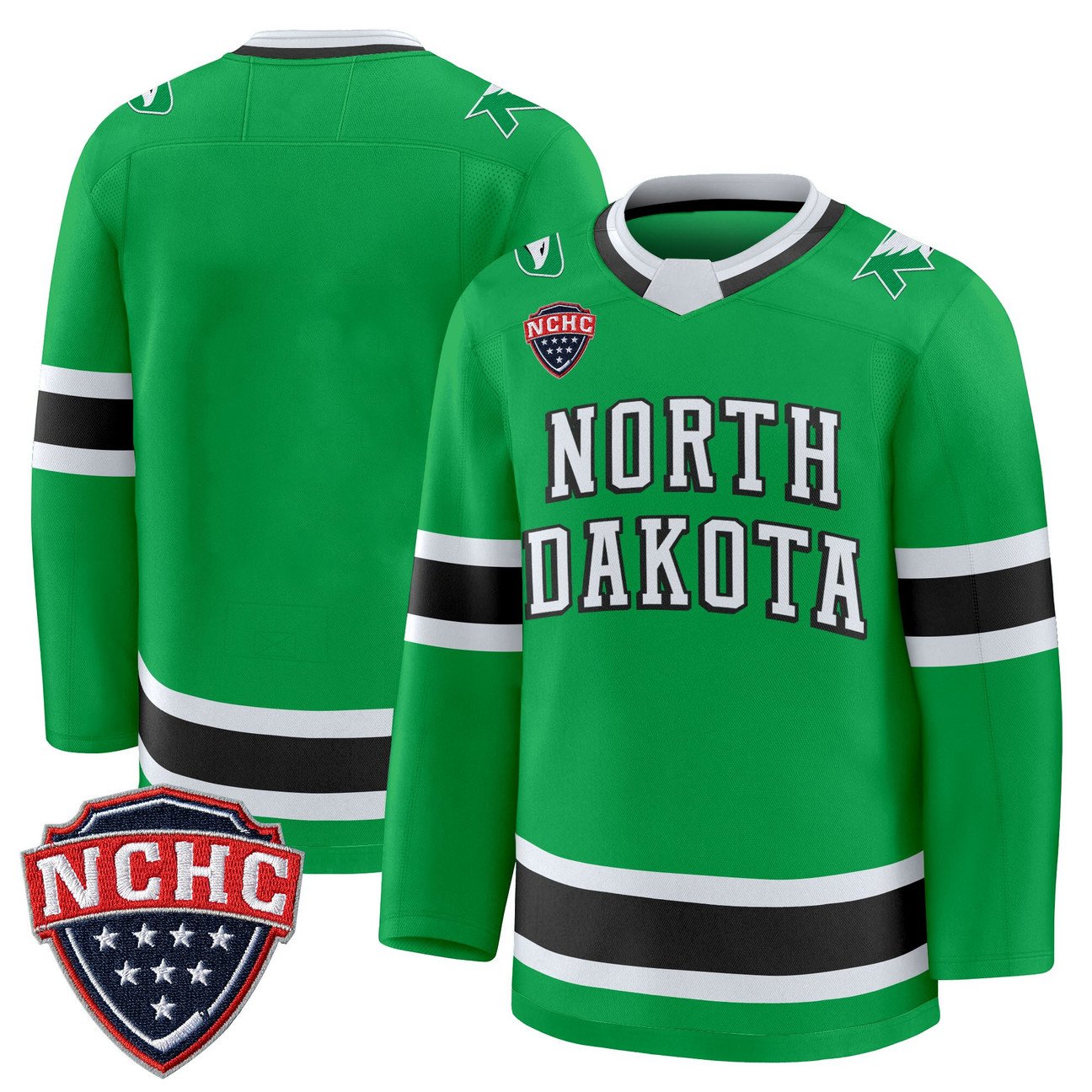 Team Jersey North Dakota Fighting Hawks 2025-26 Stitched