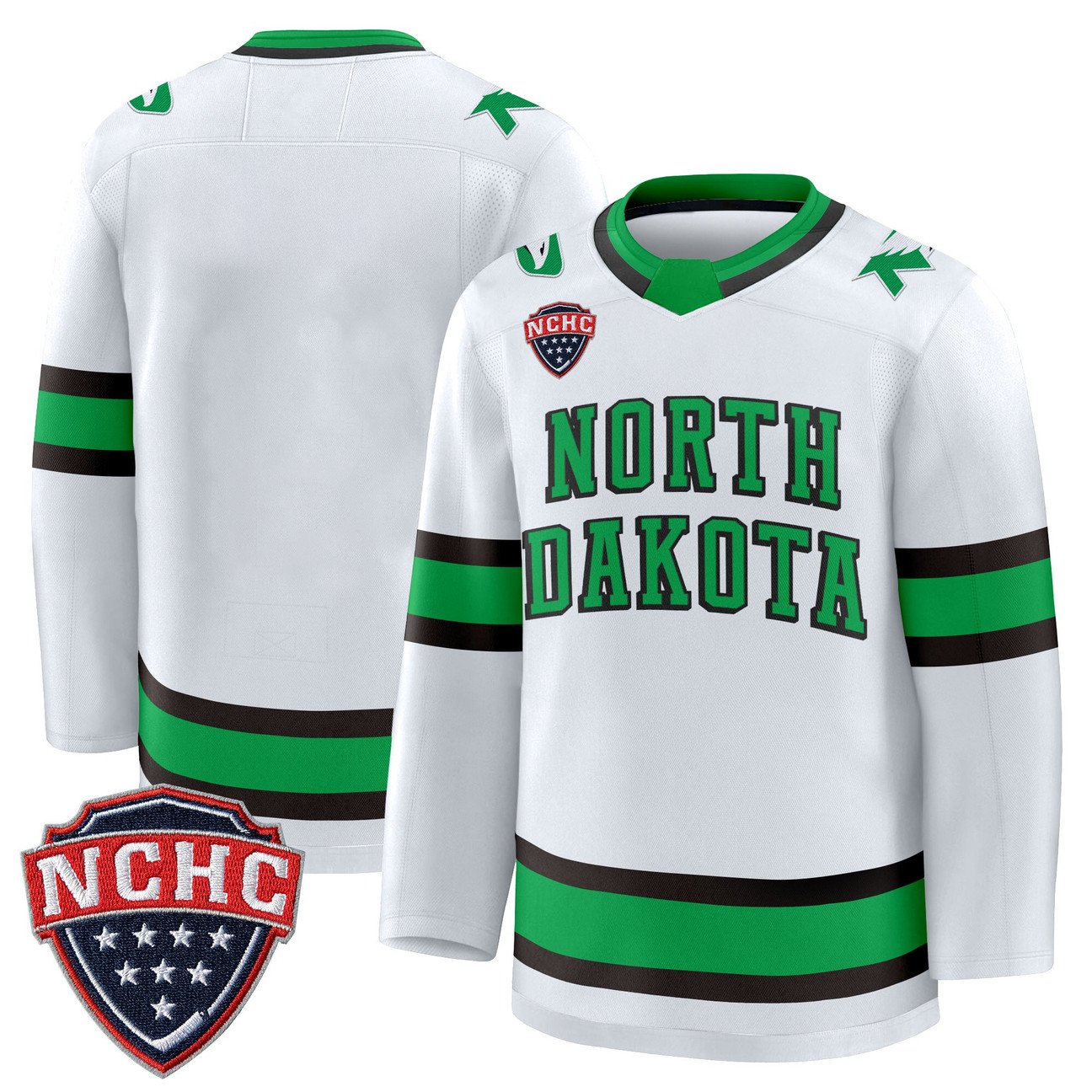 Team Jersey North Dakota Fighting Hawks 2025-26 Stitched