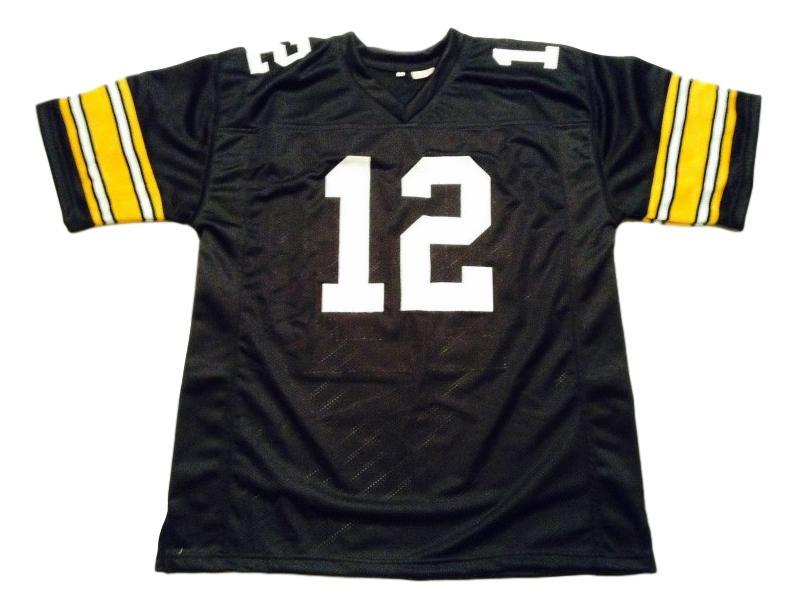 Terry Bradshaw CUSTOM STITCHED Unsigned Football Jersey Black