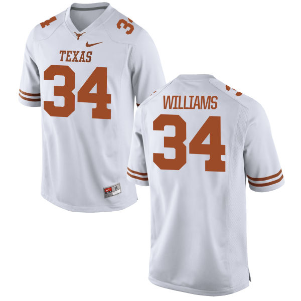 Texas Longhorns #34 Ricky Williams College Football Jersey White