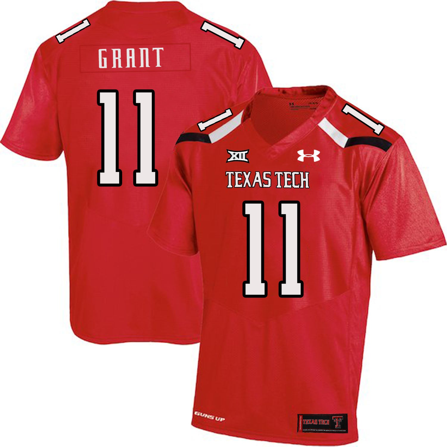 Texas Tech #11 Jakeem Grant NCAA College Football Jersey Black