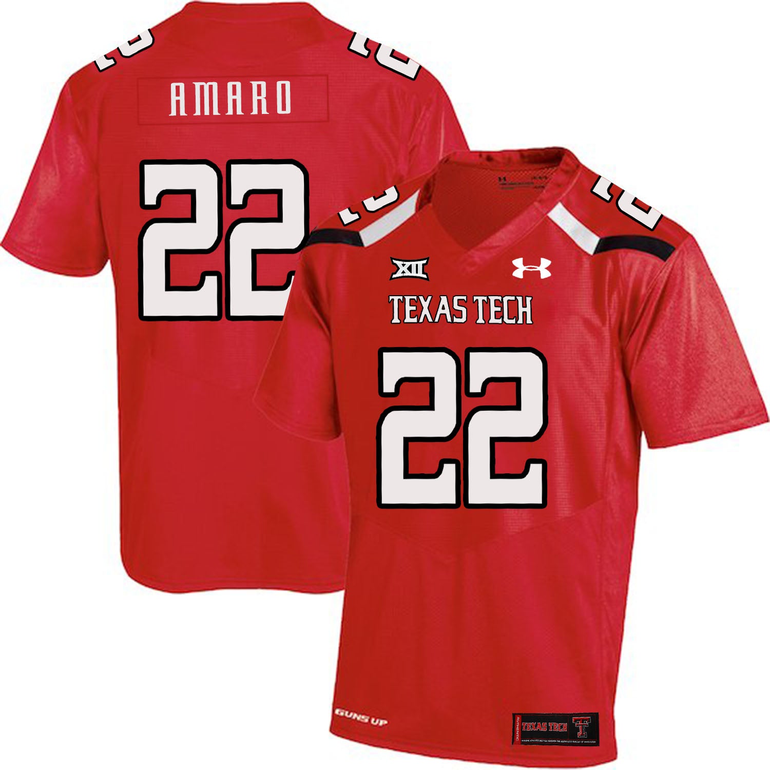 Texas Tech #22 Jace Amaro NCAA College Football Jersey Red