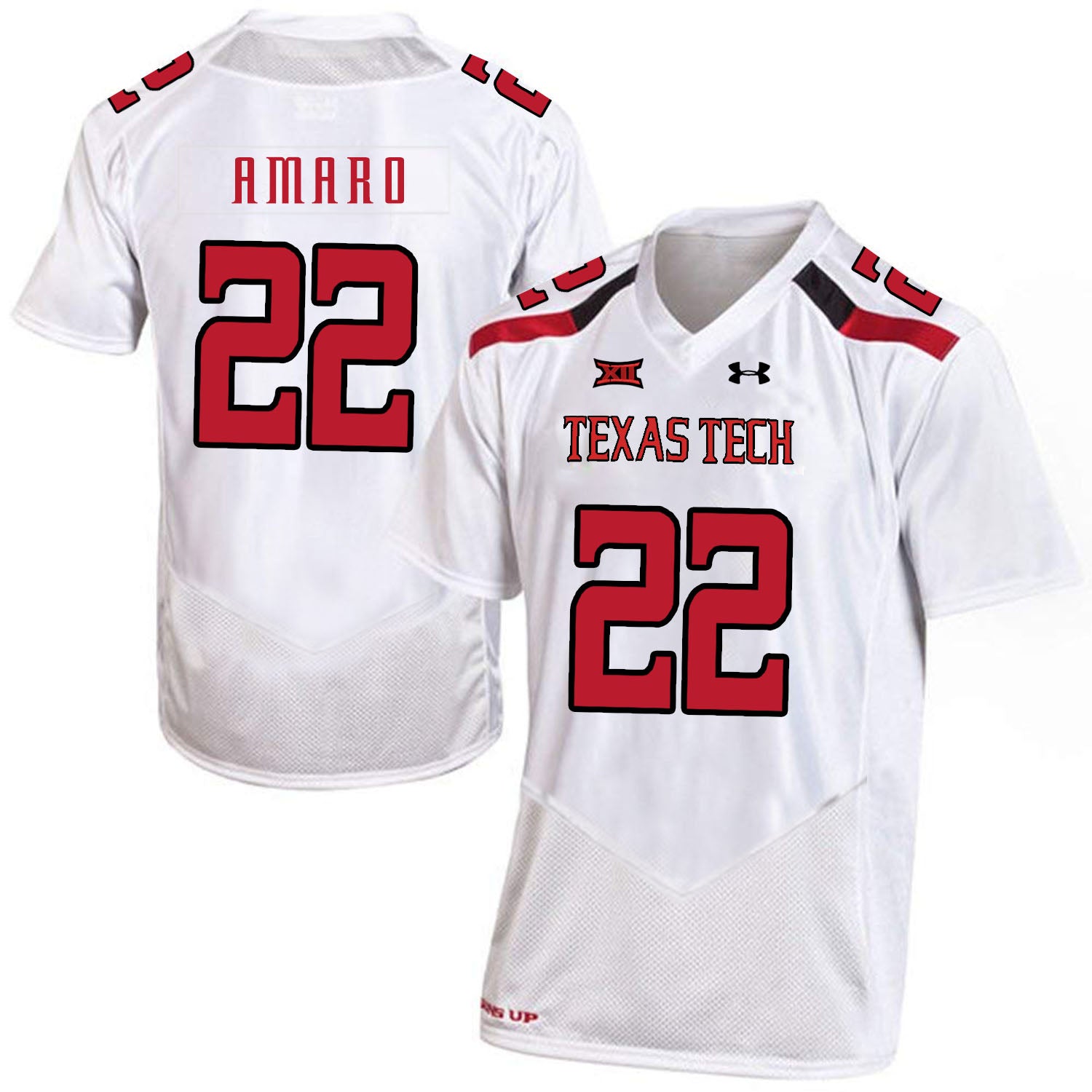 Texas Tech #22 Jace Amaro NCAA College Football Jersey White