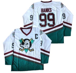 The Mighty Ducks #99 Bank Team Hockey Jersey