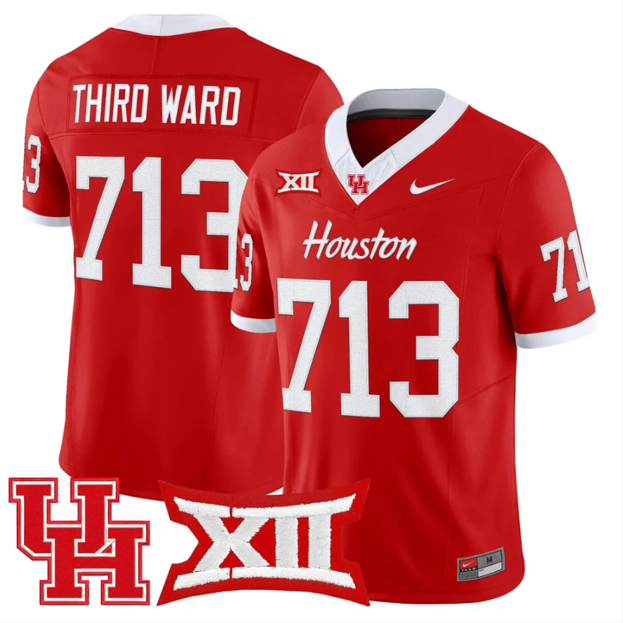 Third Ward Jersey #713 Houston Cougars 2026 Vapor Limited Stitched