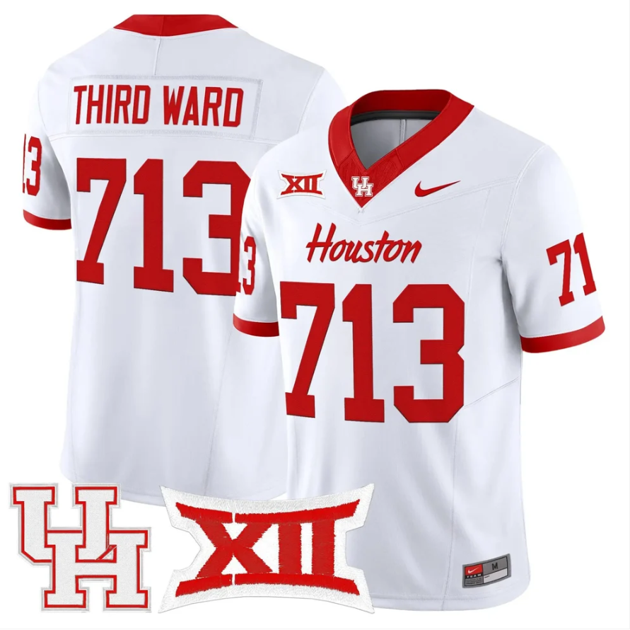 Third Ward Jersey #713 Houston Cougars 2026 Vapor Limited Stitched