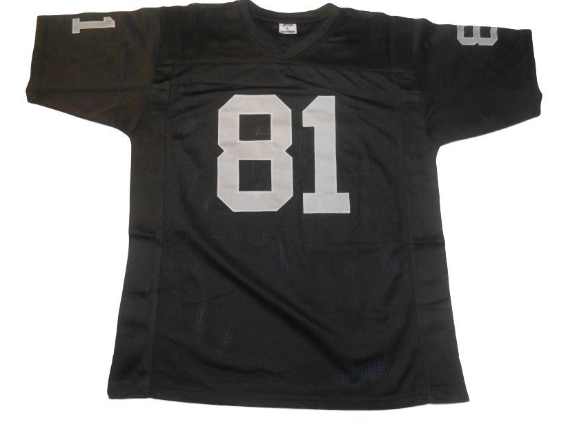 Tim Brown CUSTOM STITCHED Unsigned Football Jersey Black