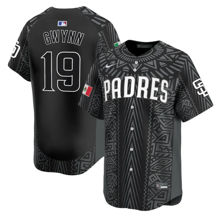 Tony Gwynn Jersey #19 San Diego Padres 2025 Mexican Heritage Vapor Limited Stitched