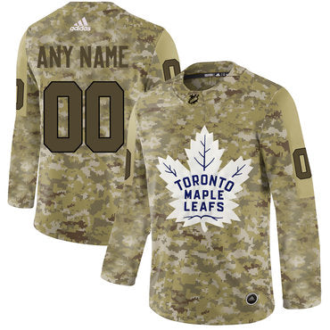Toronto Maple Leafs Camo Customized Jersey