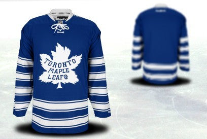 Toronto Maple Leafs Customized 2014 Winter Classic Blue Jersey
