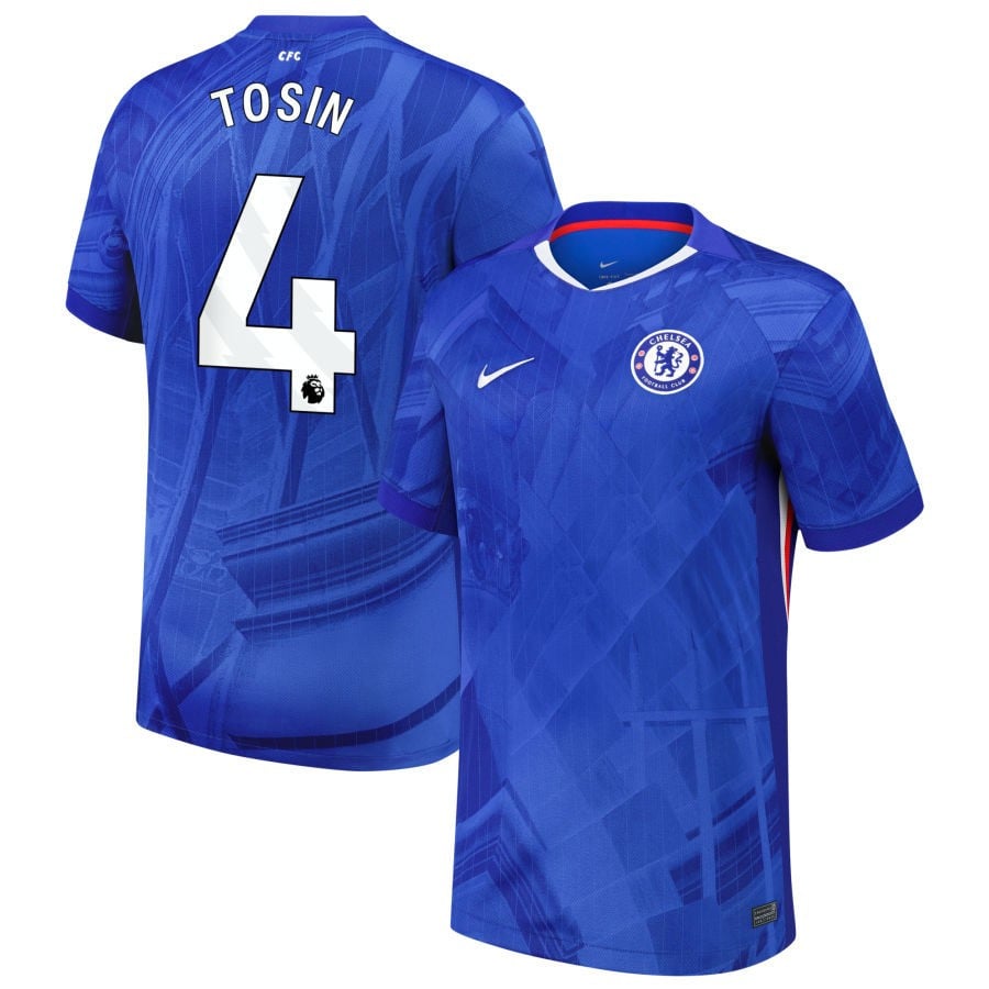 Tosin Adarabioyo #4 Chelsea 2025-26 Home Match Jersey – Blue