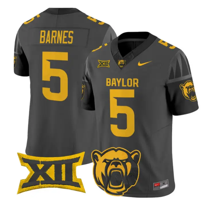 Travion Barnes Jersey #5 Baylor Bears 2026 Vapor Limited Stitched