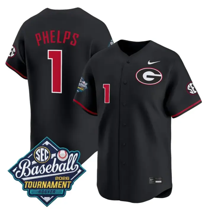 Tre Phelps Jersey #1 Georgia Bulldogs Softball Sec Tournament 2026
