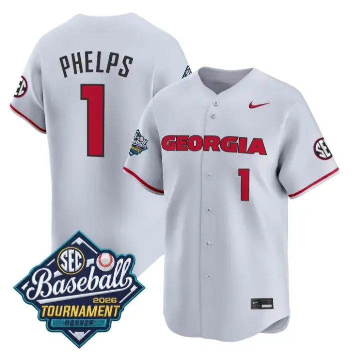 Tre Phelps Jersey #1 Georgia Bulldogs Softball Sec Tournament 2026