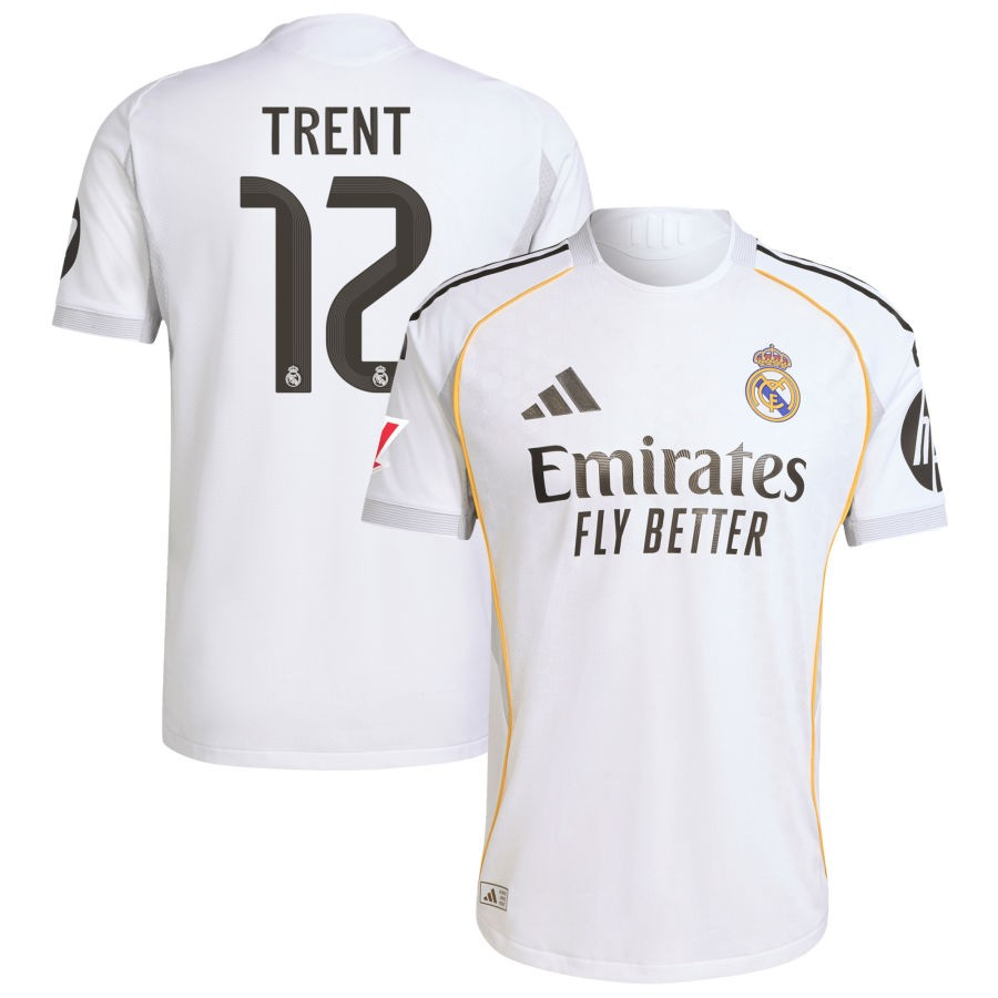 Trent Alexander-Arnold 12 Real Madrid 2025-26 Home Jersey – White