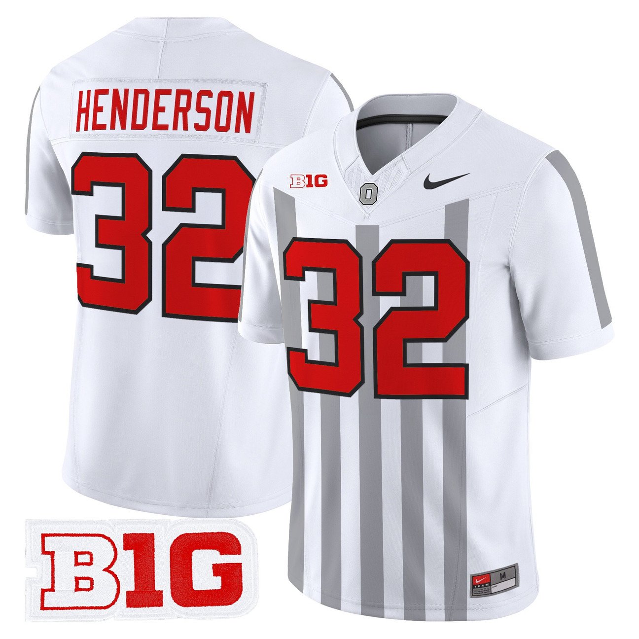 Treveyon Henderson Jersey #32 Ohio State Buckeyes Throwback Stitched