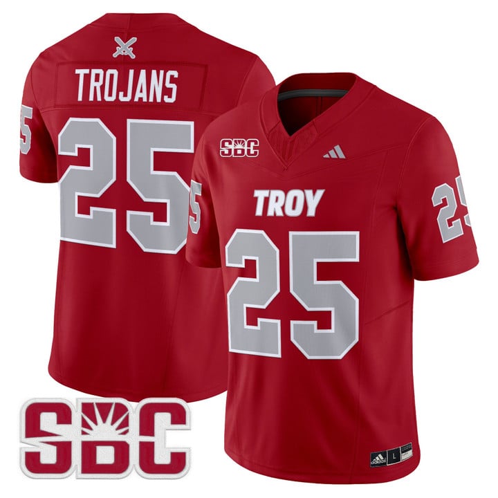 Trojans Jersey #25 Troy Trojans 2025 Vapor Limited Stitched