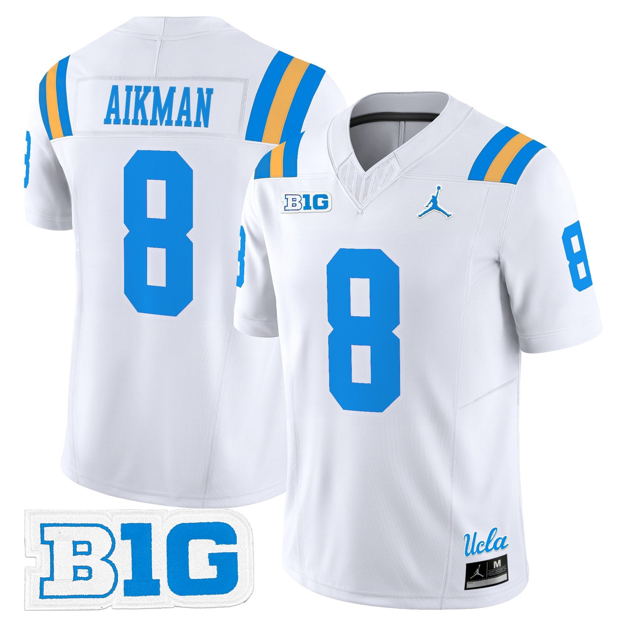 Troy Aikman Jersey #8 UCLA Bruins Jersey 2025 Vapor Stitched White