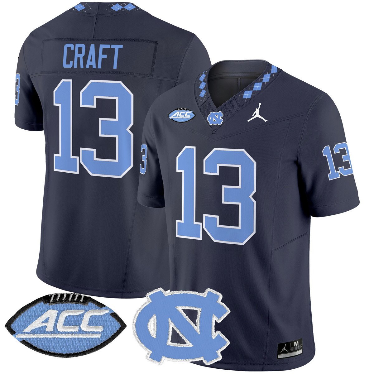 Tylee Craft Jersey #13 North Carolina Tar Heels 2025 Limited Stitched Navy Alter