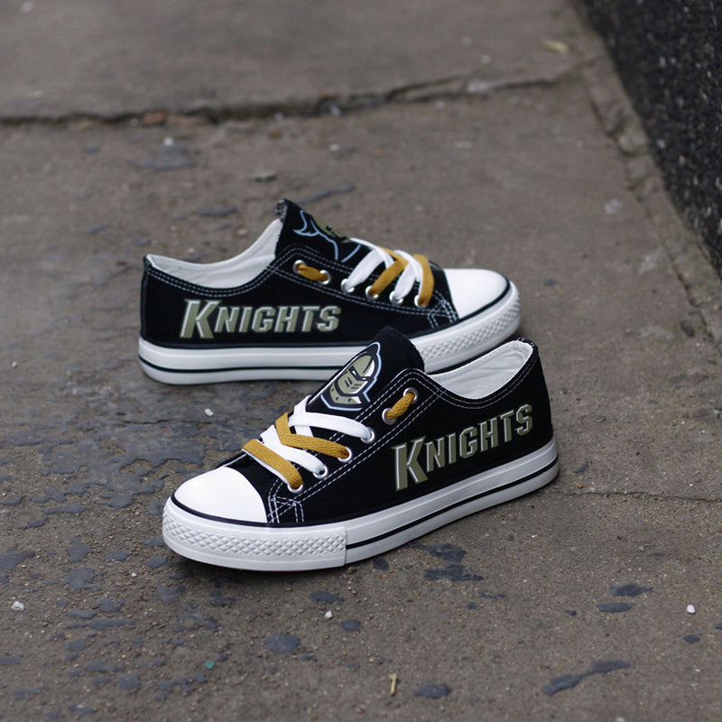 UCF Knights Limited Print NCAA College Students Low Top Canvas Shoes Sport Sneakers