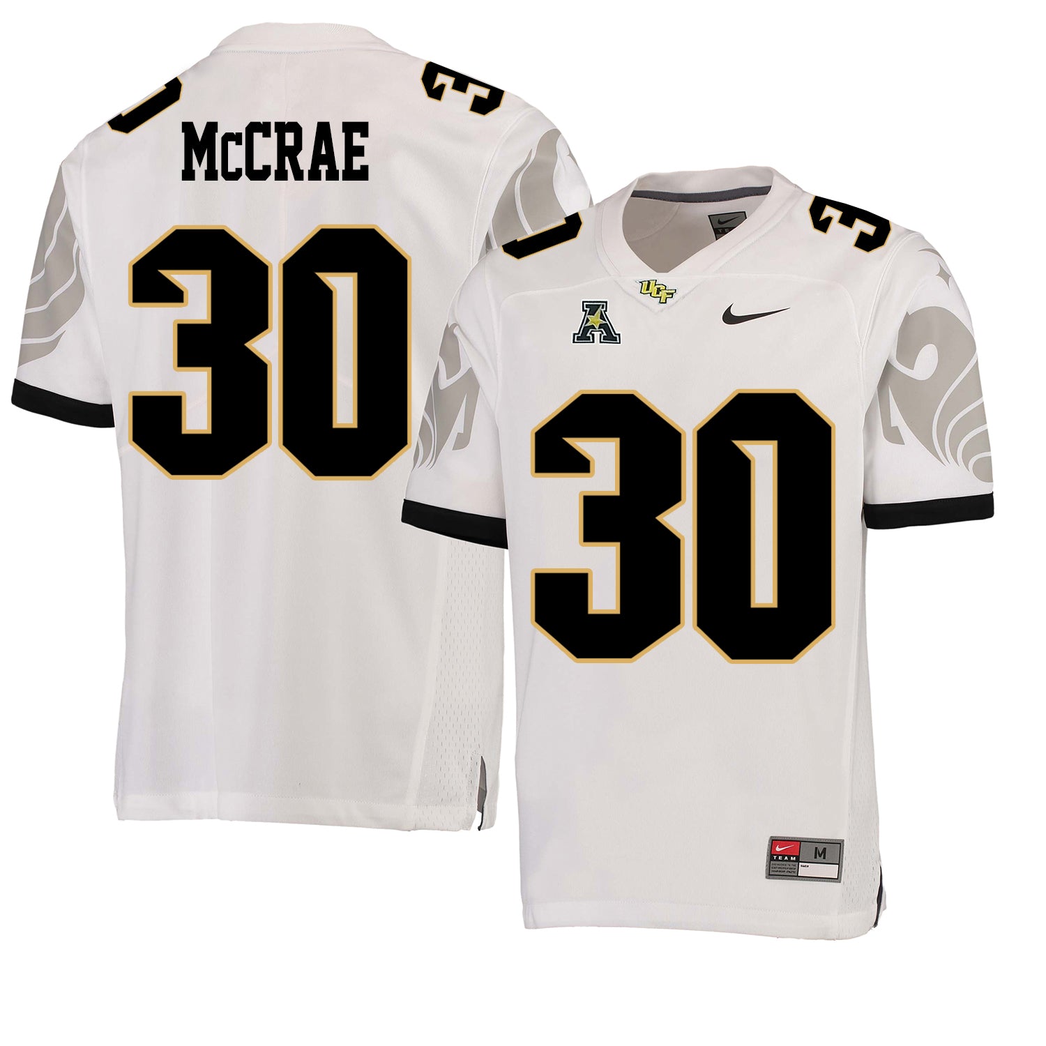 UCF Knights #30 McCrae NCAA College Football Jersey White