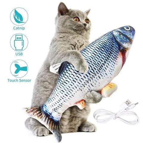 USB Rechargeable Self Moving Fish Cat Toy