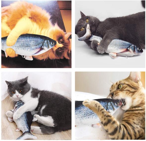 USB Rechargeable Self Moving Fish Cat Toy