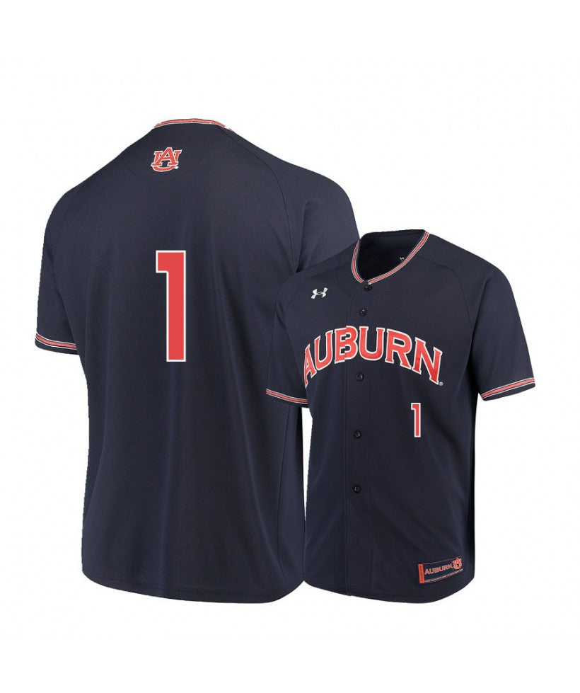 Under Armour Auburn Tigers 1 Judd Ward Navy College Baseball Jersey